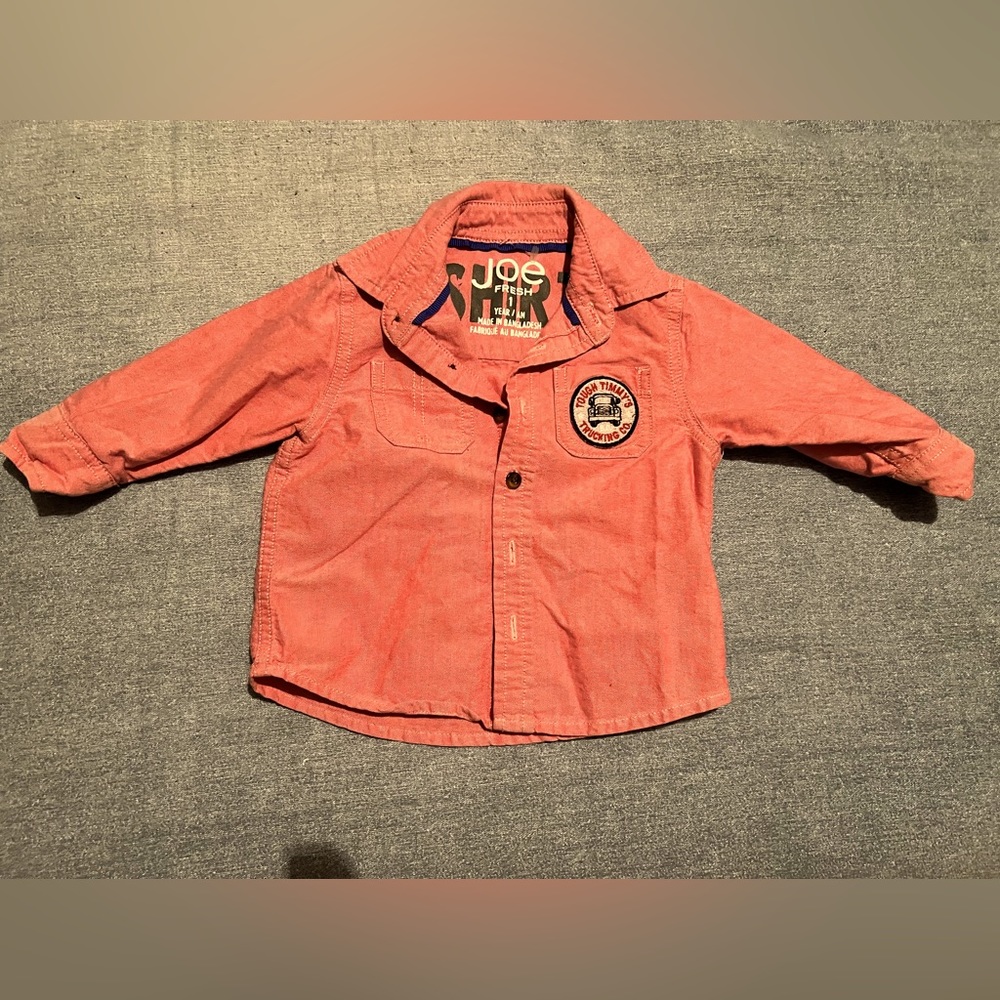Boys Joe Fresh dress shirt size 12mths
